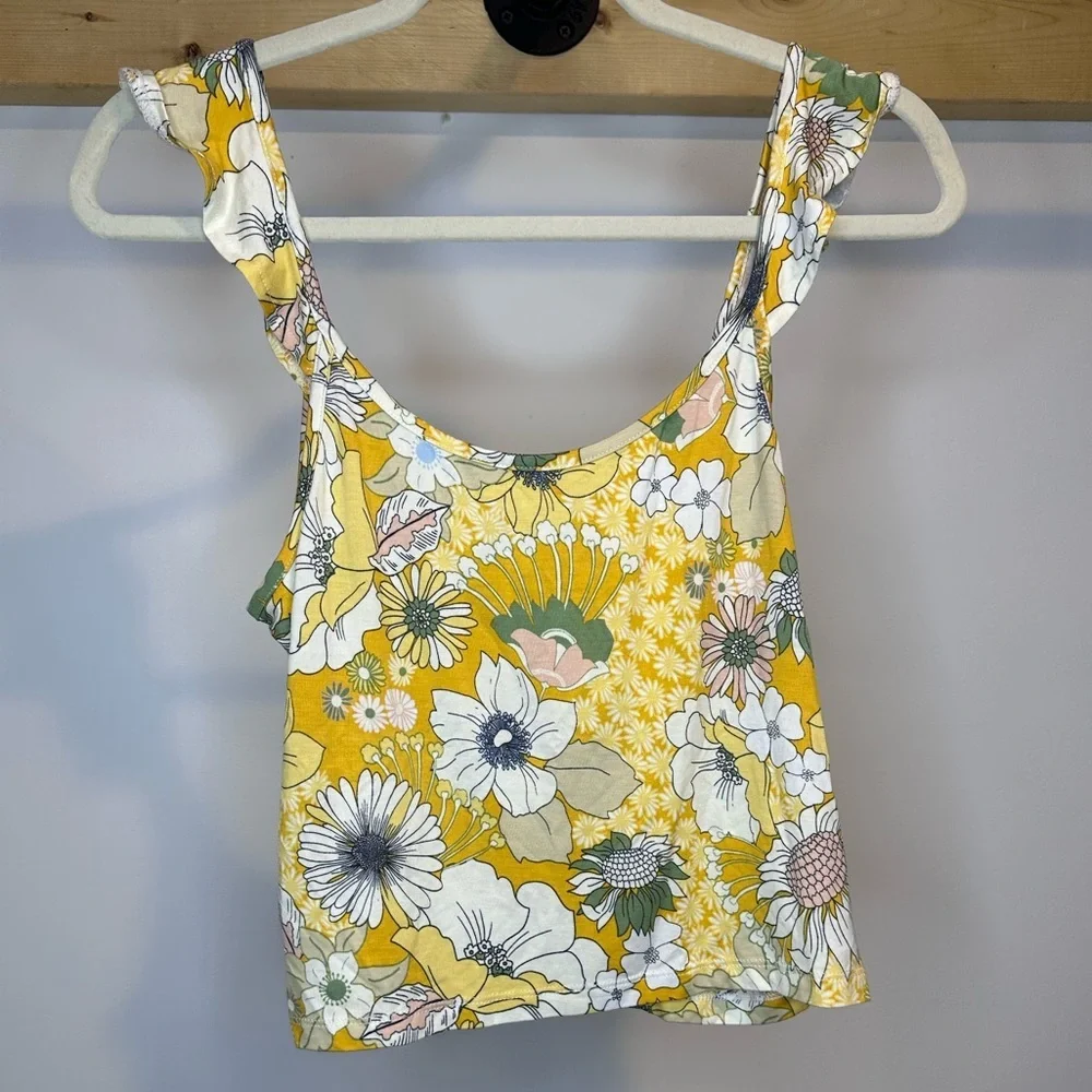 NWT O'NEILL WOMENS ANDY FLORAL TOP SIZE LARGE - Picture 4 of 8